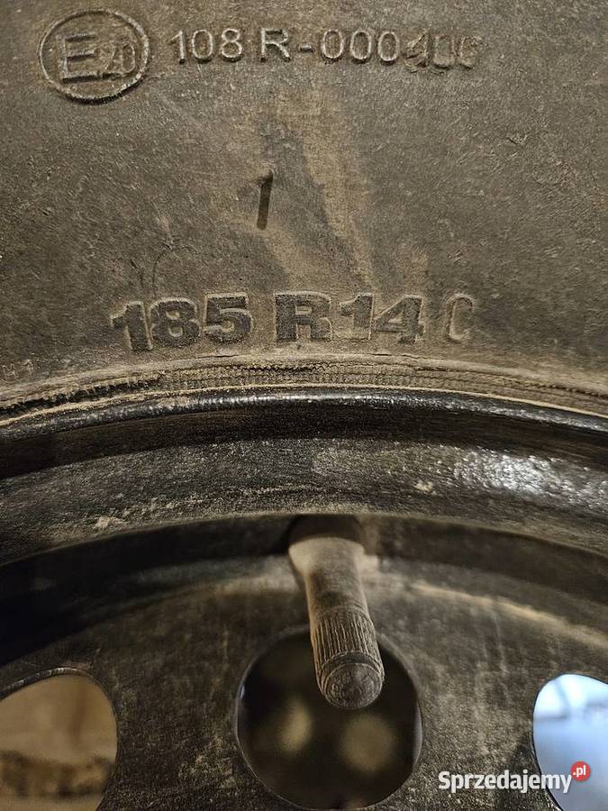 Koła 185 R14 C 4x100 zimowe nalewajki