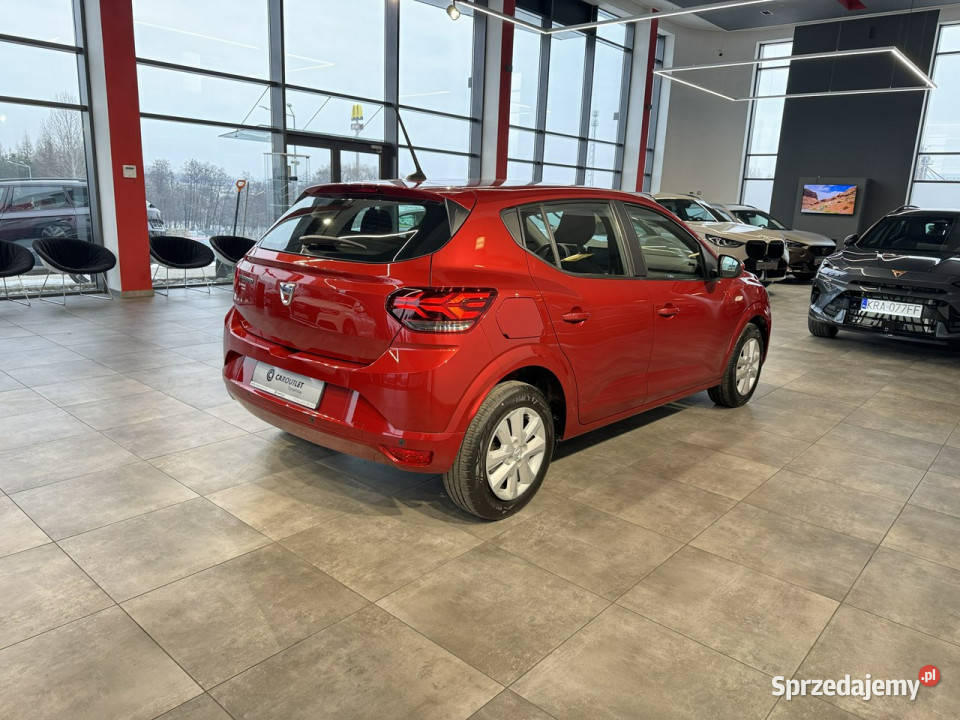 Dacia Sandero 10TCe 91 M6 2021 r salon I bluetooth Myślenice sprzedam