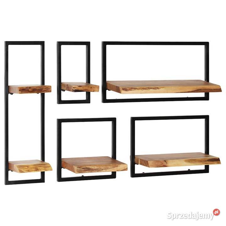 vidaXL Zestaw półek ściennych 5 SKU246014