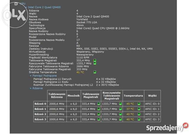 Komputer do Gier Windows Vista 64 bit oryginalna Tczew