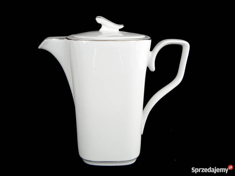 Serwis kawowy Auris Aurora porcelana ecru Polska odcienie żółtego Wałbrzych