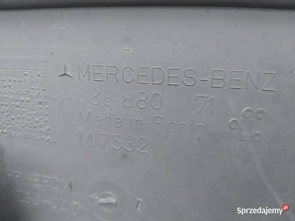 Mercedes Vito a 638 880 71 zderzak tyl pdc Ostrów Wielkopolski sprzedam