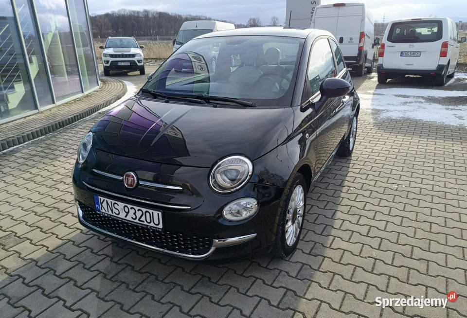 Fiat 500 10 70 Hybrid Dolcevita serwis niski 34408km małopolskie Nowy Sącz