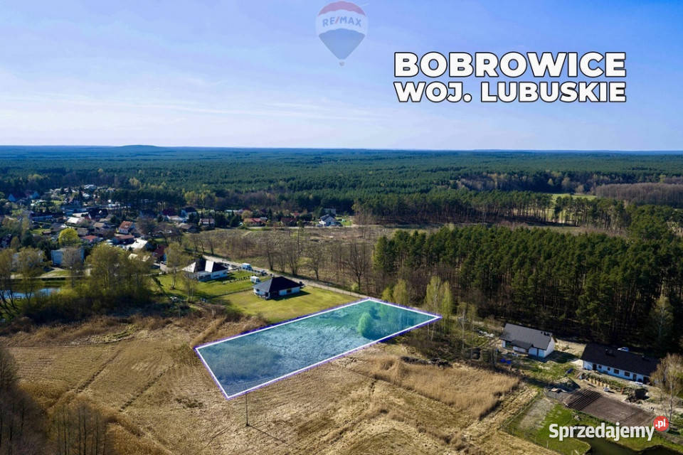 Duża działka z warunkami zabudowy lubuskie Bobrowice