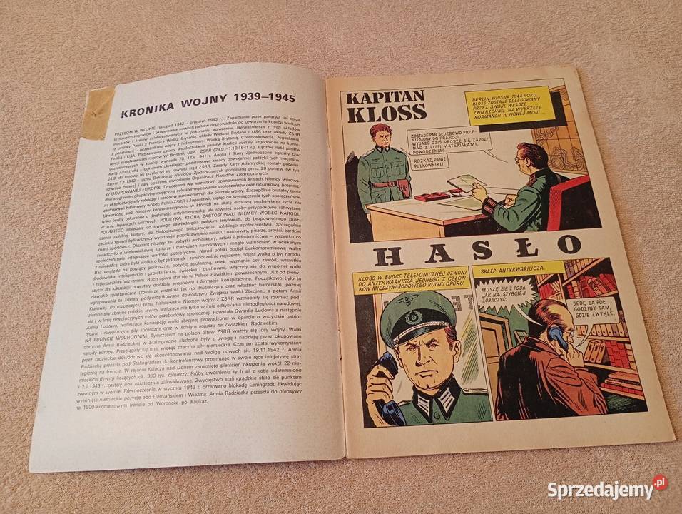 Pierwsze wydanie Kapitan Kloss 6 Hasło miękka Łódź