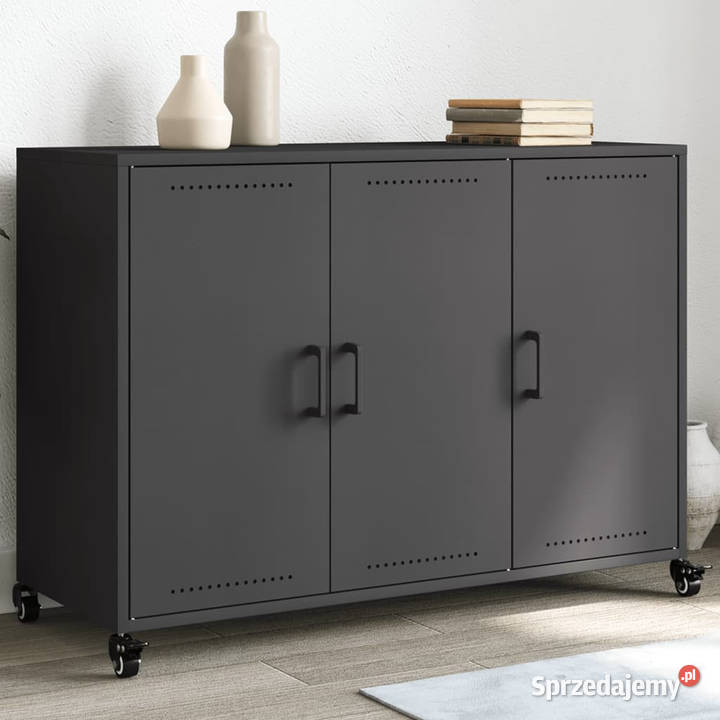 Szafka czarna 1005x39x72 stal WM846680 Warszawa