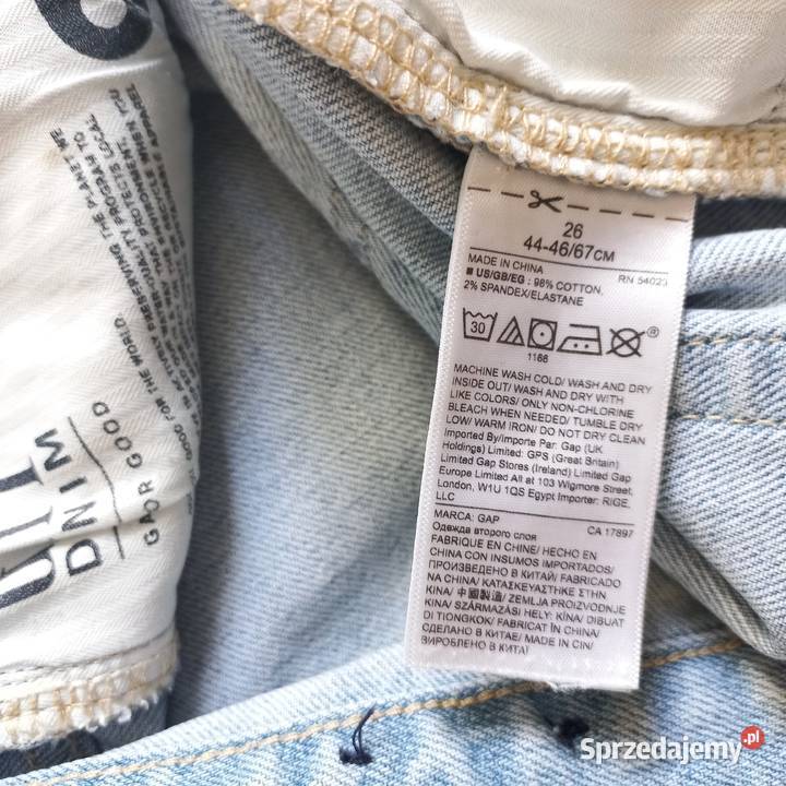 Spodnie damskie Mom Jeans r 36 GAP wysoki stan Gap podlaskie Białystok sprzedam