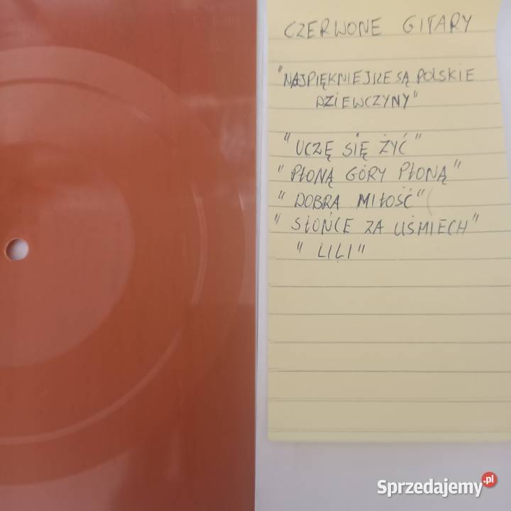 pocztówka dzwiękowa CZERWONE GITARY płyta winylowa śląskie Rybnik