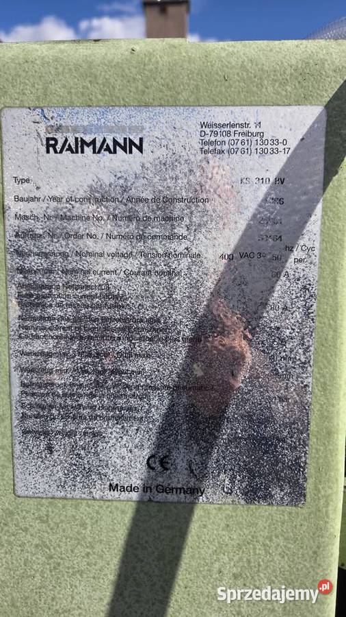Wielopiła Obrzynarka Raimann KS 310 BV Karsin