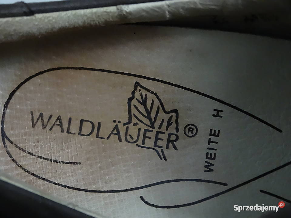 Wygodne Skórzane Półbuty Waldlufer R 39 Tęgość H 26.5cm Biłgoraj