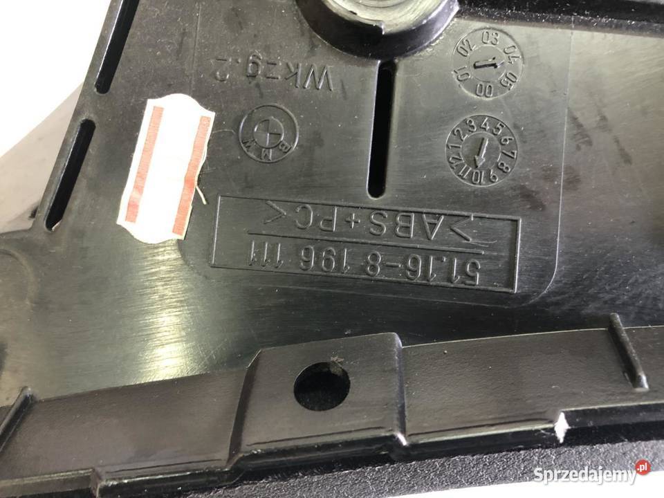 SCHOWEK PASAŻERA 8196111 BMW E46 EUROPA Schowki, półki Części samochodowe