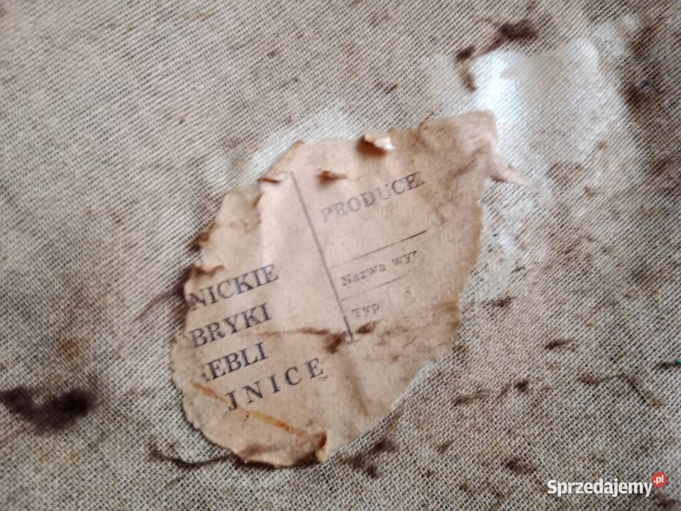 Zestaw 2 TaboretówPuf PRL Chojnickie Fabryki Ruda Śląska