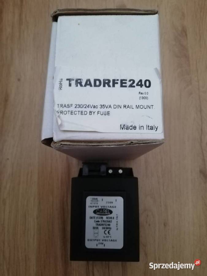 Transformator CAREL TRADRFE240 35VA 5060Hz Pozostałe pomorskie Chojnice