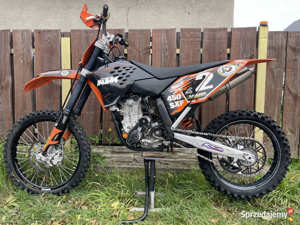 KTM SXF450 2010 tłumik FMF koła EXCELL manualna dolnośląskie