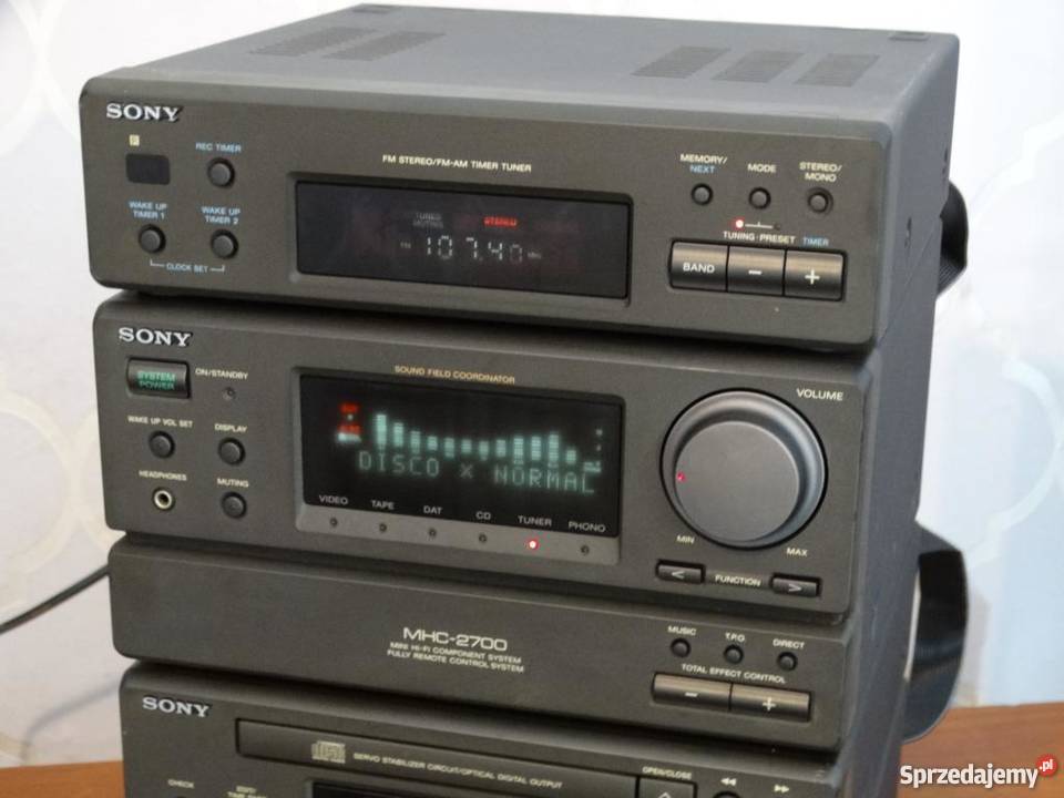 Wieża Sony MHC2700 duży zestaw WYSYŁKA