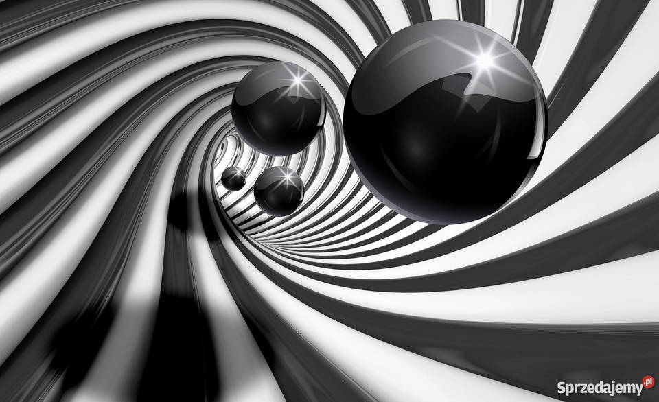 Tapeta fototapeta Tunel kule 3D Ściany i elewacje Leszno