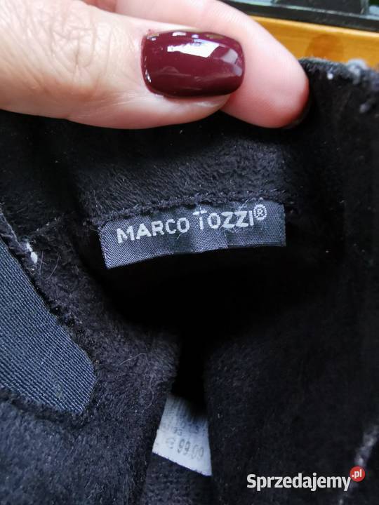 Skórzane buty oryginMarco Tozzi 40 Nubuk Nowe Łódź