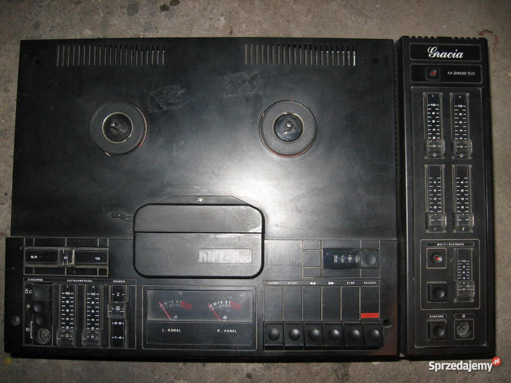 magnetofony szpulowe i radio Warszawa