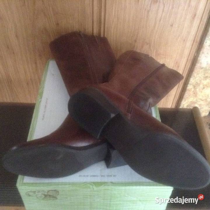 Brazylijskie nowe damskie kozaki z naturalnej Opole sprzedam