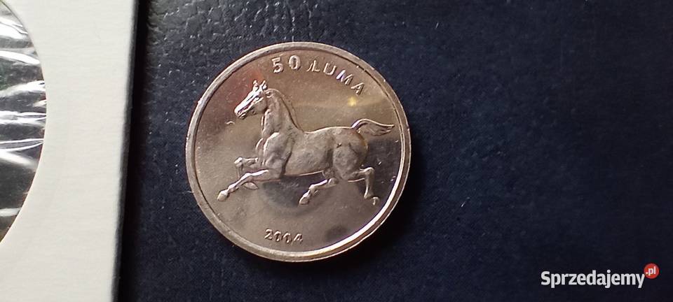 Stare monety 1 dram 2004 Koń Górski Karabach Lesko