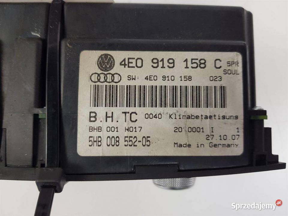 PANEL AUDI A8 D3 LIFT 4E0919158C sprzedam