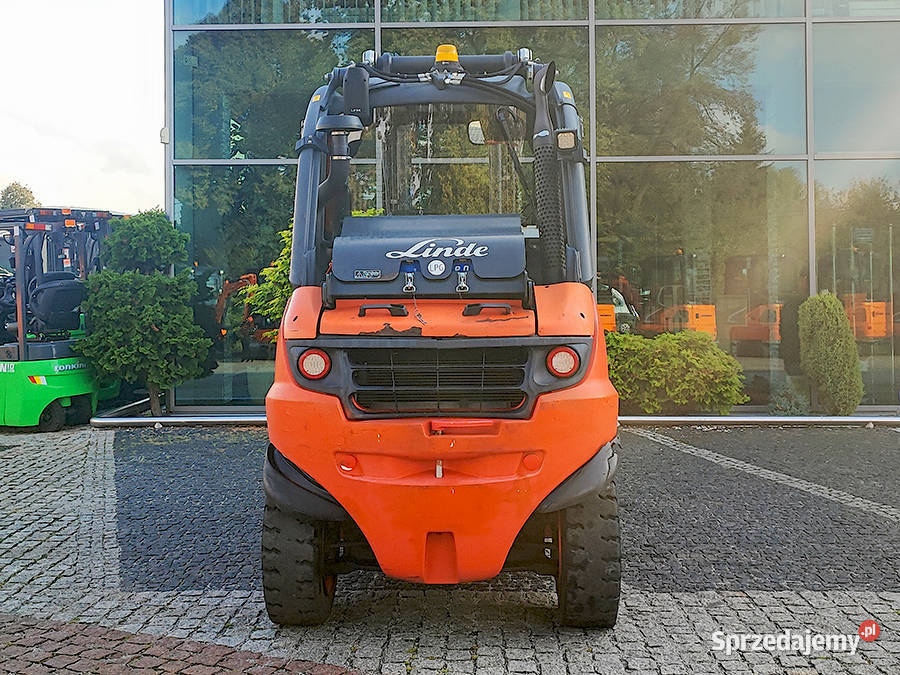 Wózek widłowy Linde H45T02 duplex 37 m LPG 45 Kęty