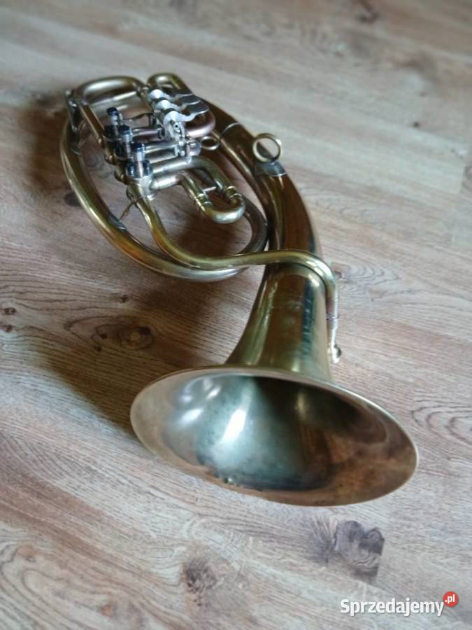 Stara mosiężna trąbka Kraków sprzedam