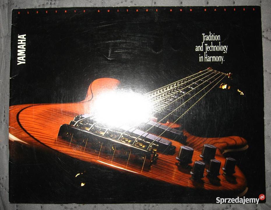 Yamaha Electric Guitars And Basses Catalog 1995 Kultura i Rozrywka Kępice