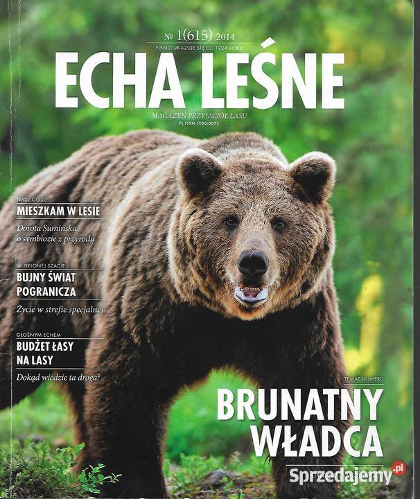 Echa leśne 1615 2014 miesięcznik Puławy sprzedam