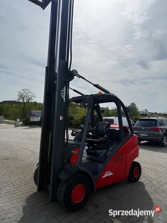 wózek widłowy LINDE H25T LPG 2500 41m przesuw Działoszyn