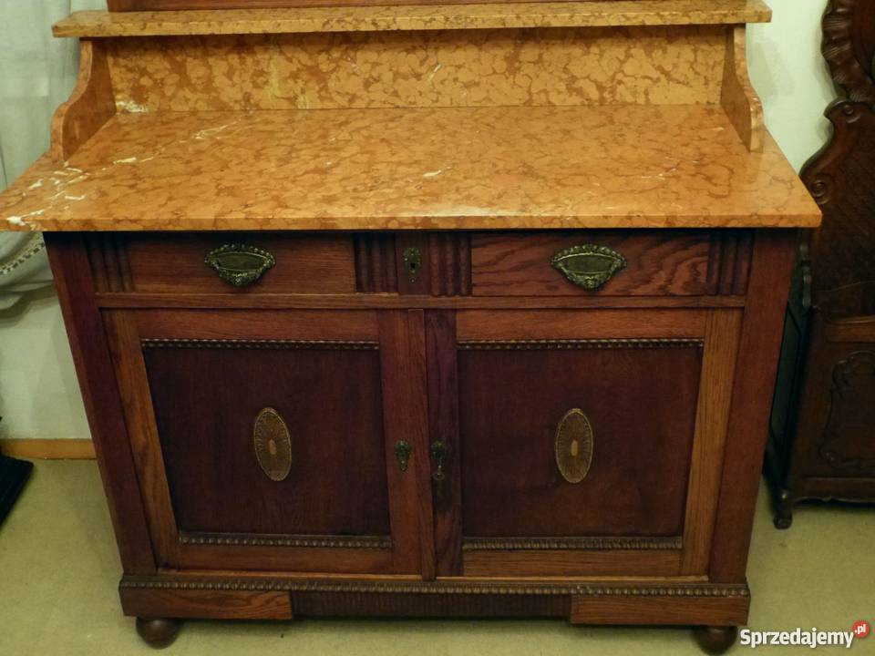 Toaletka secesyjna z marmurem kompletusklep śląskie Dąbrowa Górnicza sprzedam