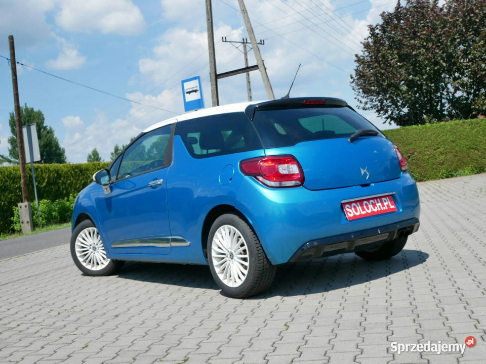 Citroen DS3 16 156 Klimatr Grzane fotele niebieski Goczałkowice-Zdrój sprzedam
