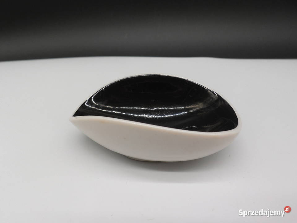 Porcelanowa Popielniczka Czarka Łezka Kalk Raszków
