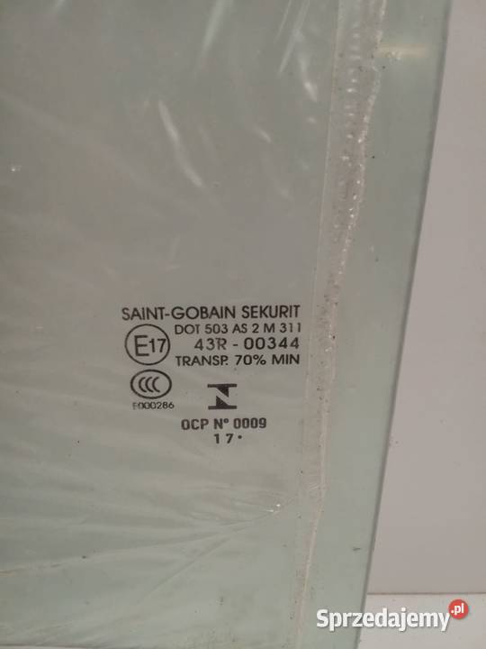 Szyba Boczna Lewa Tylna Renault Kangoo II 08 Bralin