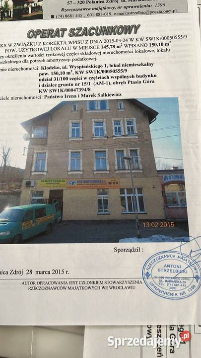 Wynajmę lokal usługowy w Kłodzku Ilość pomieszczeń 10 Kłodzko