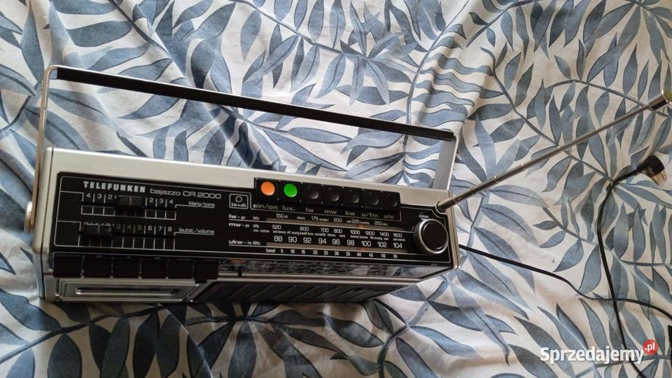 Kolekcjonerski Radiomagnetofon Telefunken Radioodtwarzacze Audio Wrocław sprzedam