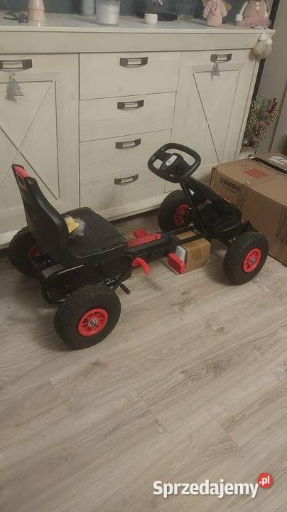 Gokart na pedały czarny Sztum