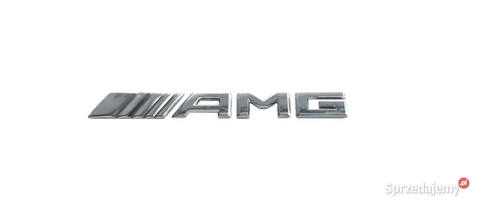 MERCEDES ML GLE Emblemat srebrny napis AMG tyl