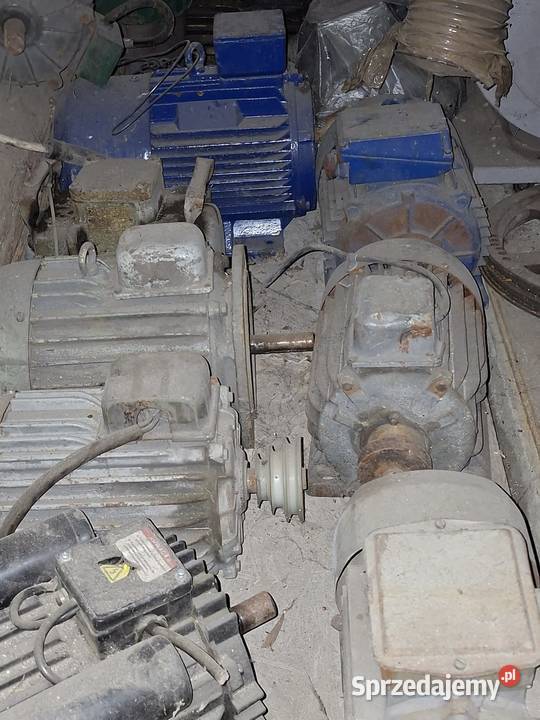 Silniki przemysłowe z kołami pasowymi Jaworzyna Śląska sprzedam