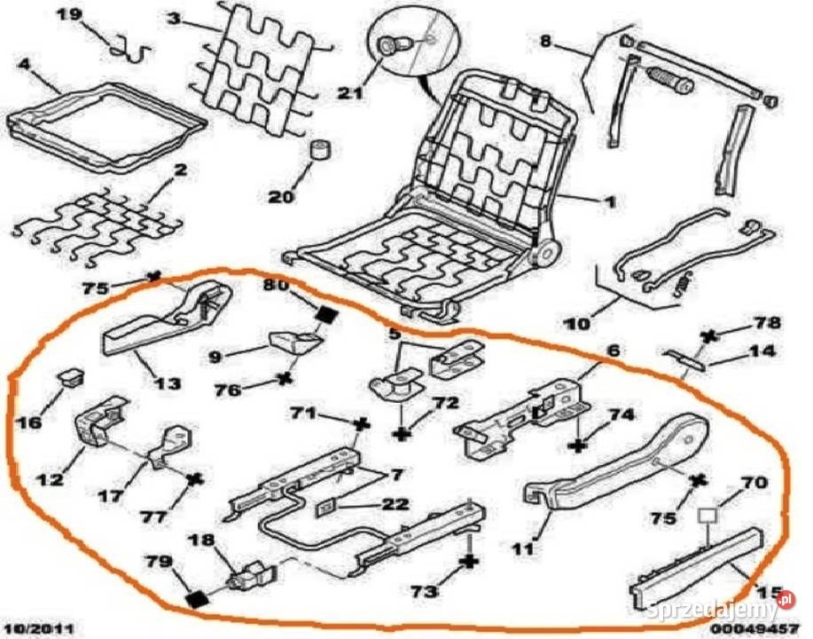 Citroen XM anglik RHD części Samochody na części Nowy Staw