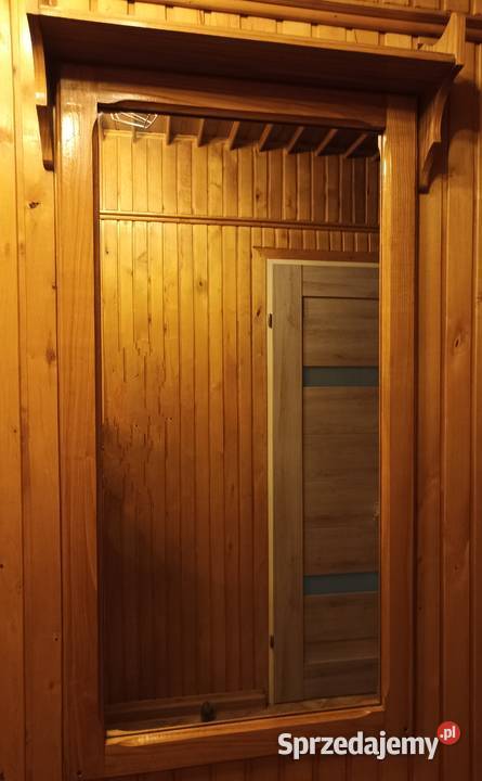 Lustro w drewnianej ramie Łoniów