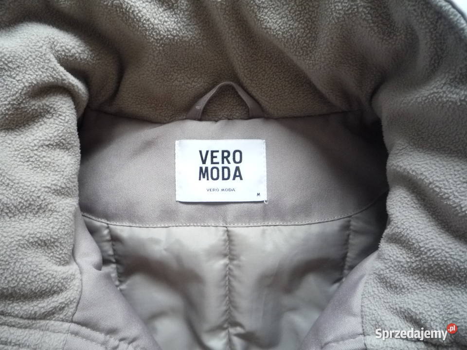 Vero Moda 38M 40L Kurtka zimowa Khaki kaptur Szczecin
