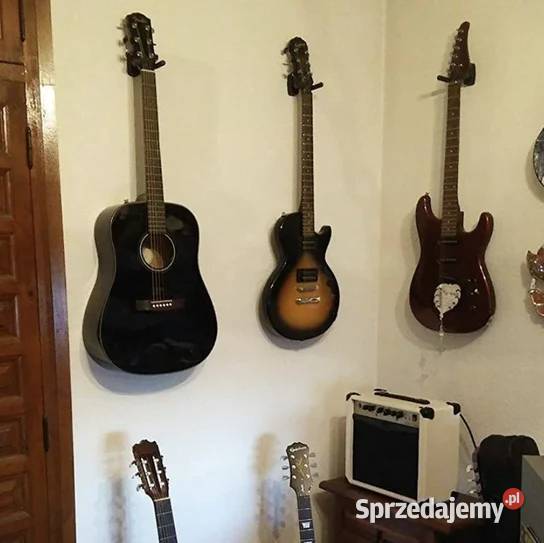 Solidny wieszak uchwyt na gitarę HAK GITAROWY mazowieckie Płock