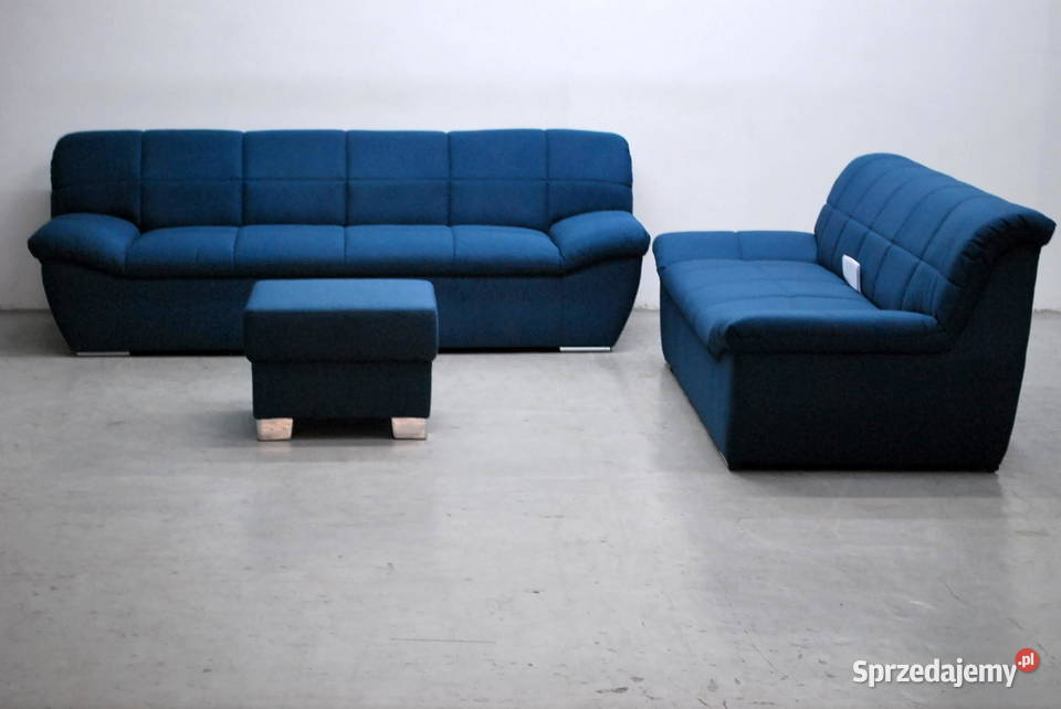 RRK nowy komplet 32 PUFA kanapy ZESTAW sofa 230cm Poznań