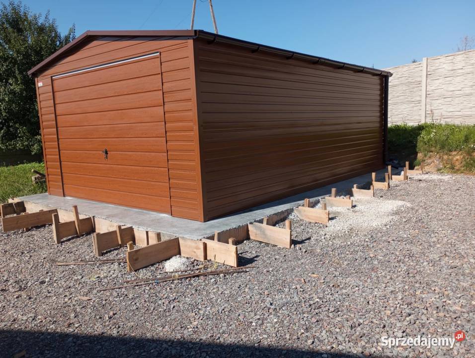 Garaż blaszany blaszak drewnopodobny 3x5 świętokrzyskie Jędrzejów sprzedam