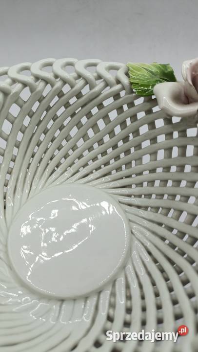 Porcelana włoska koszyczek żardiniera Bassano Zamość sprzedam