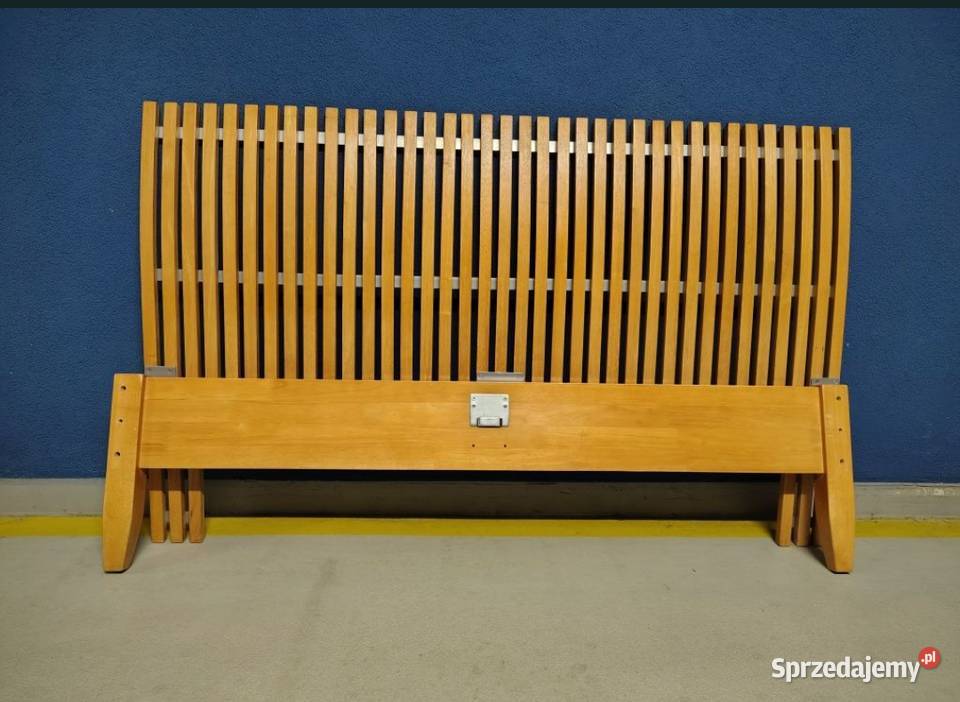 Łóżko z drewna bukowego kompletne rama dno 140 x sprzedam