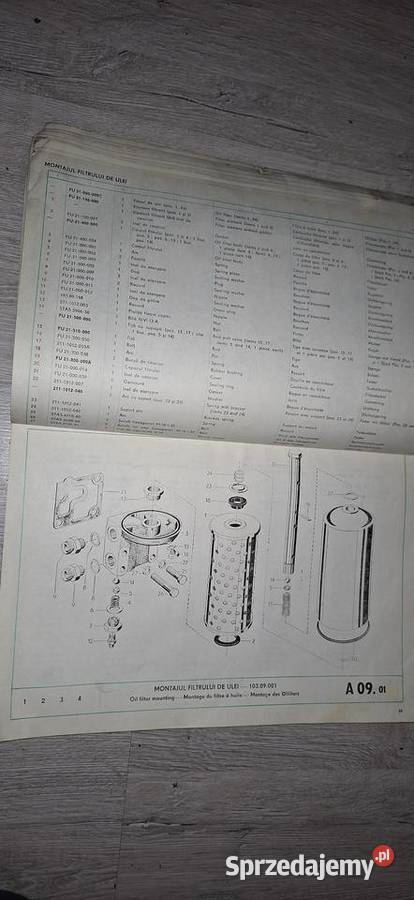 UTB Motor Engine Parts Catalogue Instrukcja Łęczyca