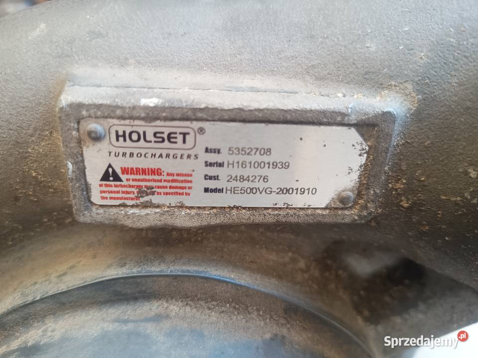 Turbina HOLSET HE500VG2001910 Scania V8 Turbosprężarki Staszów