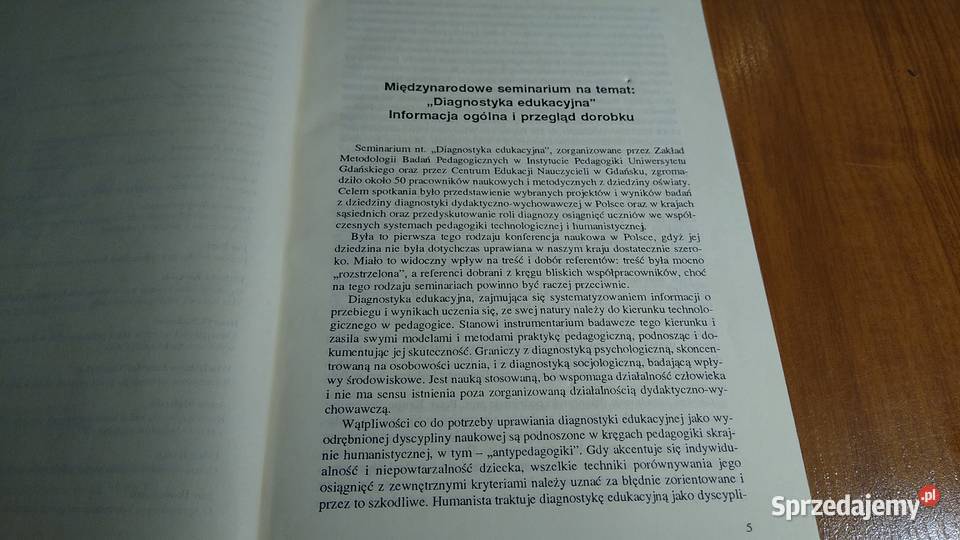 Diagnostyka edukacyjna materiały z konferencji Rok wydania 1994
